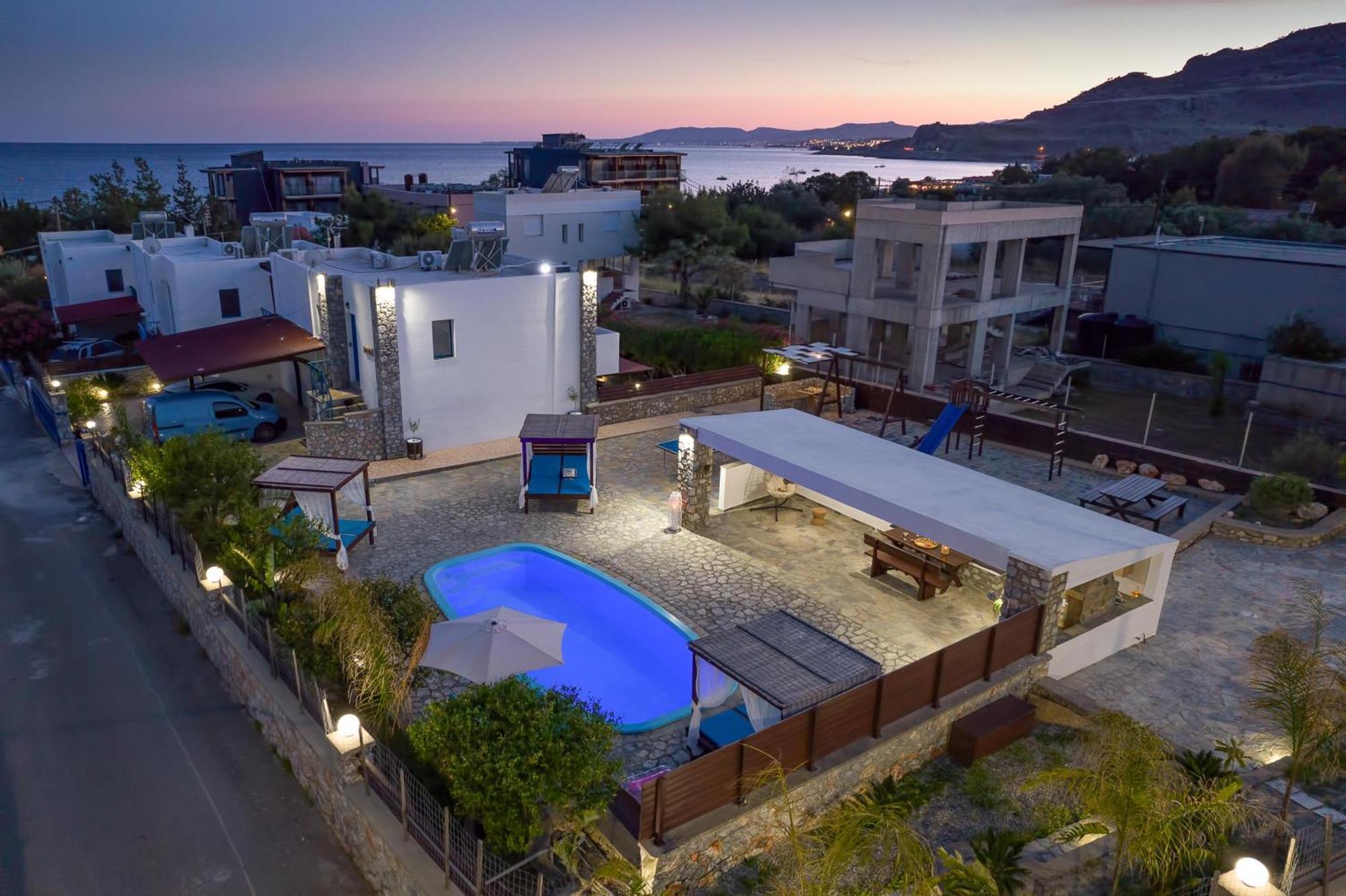 Maripaul Family Villa Λάρδος Εξωτερικό φωτογραφία